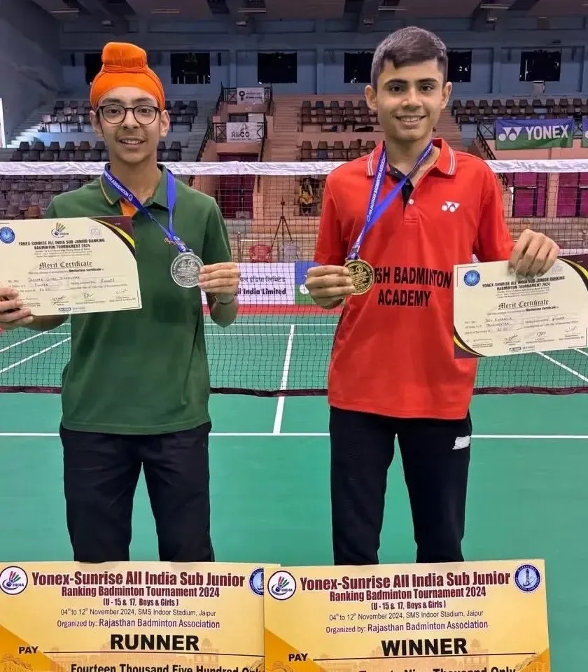 Dev Ruparelia & Jagsher Singh Khangurra in tournament action