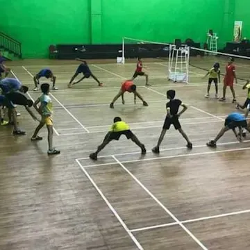 On-court technical coaching and stroke correction